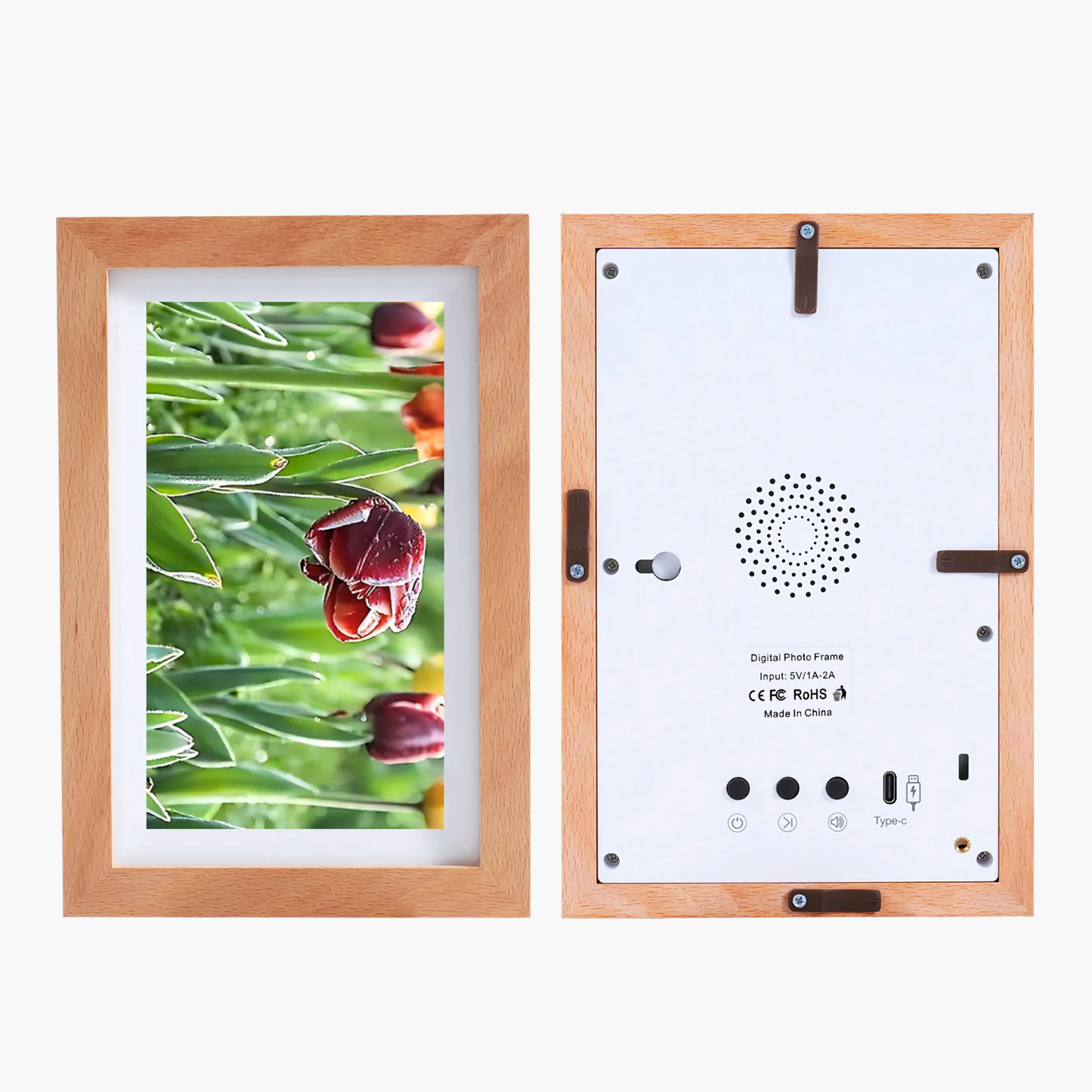 Heymemo™ Wooden Video Frame