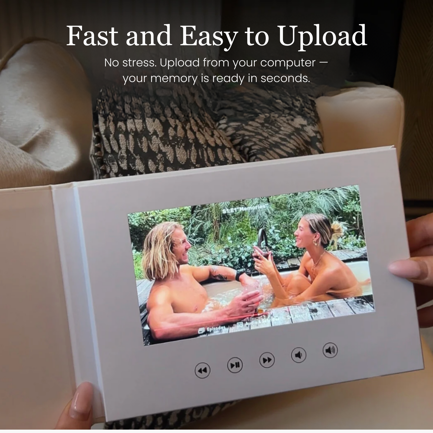 heymemo™ Video Card Linen Cover